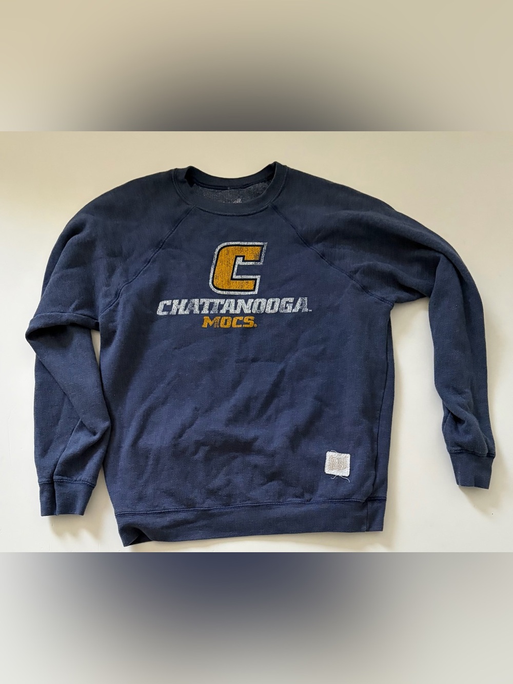 Original Retro Brand Navy Chattanooga Mocs Pullover Sweatshirt